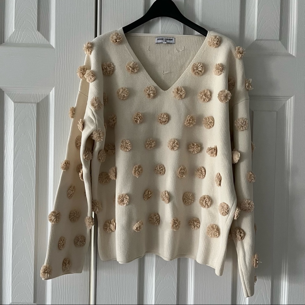 OPENING CEREMONY Pom-Pom Sweater - S